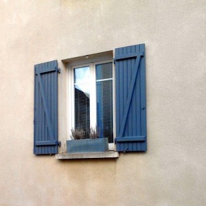 French Wooden Window Shutters, Peek proof teak