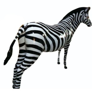 Frp Zebra Statue