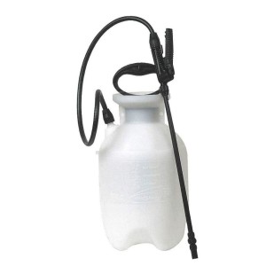Gallon Pump Sprayer, Translucent white tank design