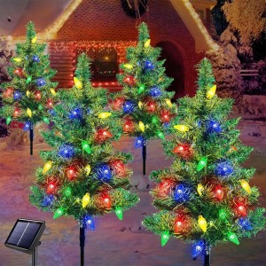Garden Solar Christmas Tree