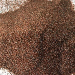 Garnet silica Sand, Angular hard particles