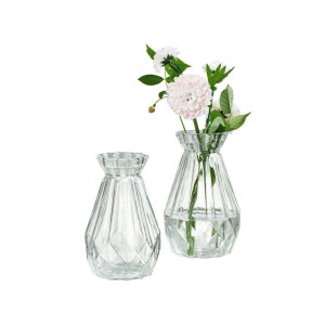 Glass vase flower