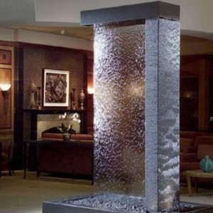 Glass Water Screen Fountain