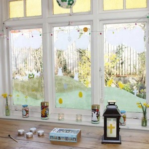 Glass Window Painting Designs, Multicolor & watercolor