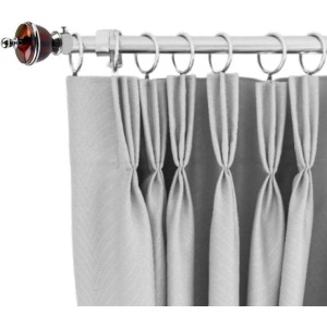 Glossy Window Curtain Rod