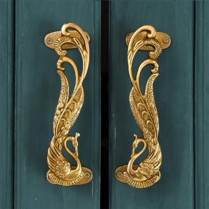 Gold Brass Door Handle