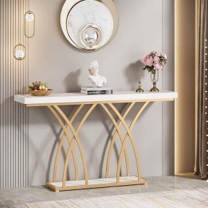 Golden Console Table