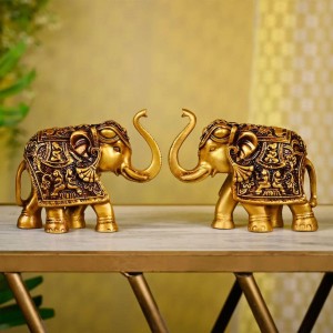 Golden Elephant Statue