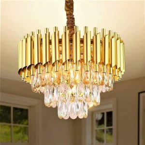 Golden Metal Chandelier