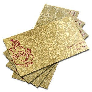 Golden Money Envelopes