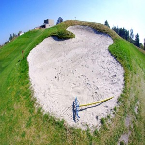 Golf course silica sand, Controlled grain size