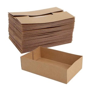 Greaseproof Cardboard Food Packaging Box, Oil-resistant