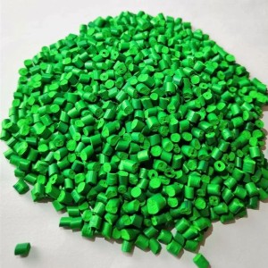 Green Plastic Granules