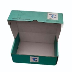 Green Printed Corrugated Box, Eco green biodegradable