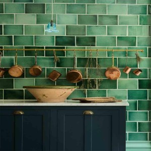 Polished Green Tiles Beuaty