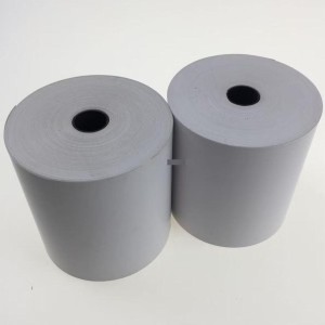 Grey Cash Register Paper, Neat end surface structure