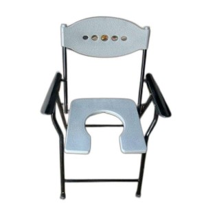 Grey Commode Stool