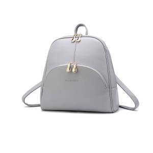 Grey Leather Bag