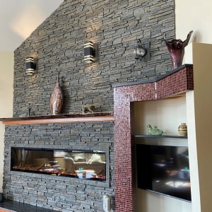 Grey Stone Wall Panel