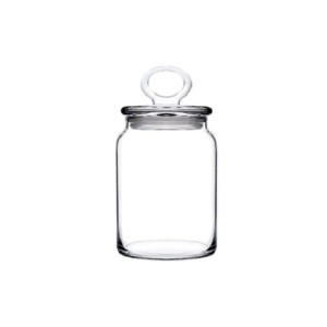 Halo lid Glass Jar, Used for nuts, small size
