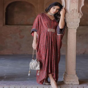 Hand Painted Silk Kaftans