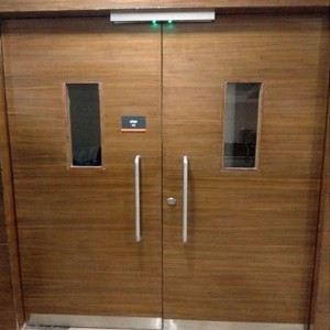 Hinged Wooden Acoustic Door