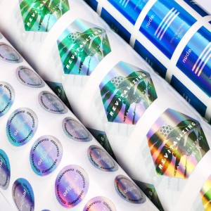 Hologram Sticker Label Printing, Multi-layer shine