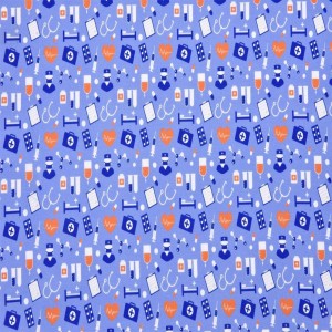 Hospital Printed Fabric