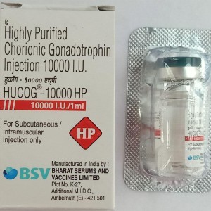 Hucog 10000 Hp Injection, Chorionic gonadotropin dose