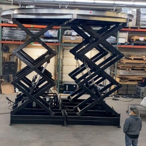 Hydraulic Stage Lift, Several Different Features