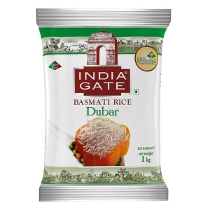 India Gate Basmati Rice, Long Grain, 1kg quantity