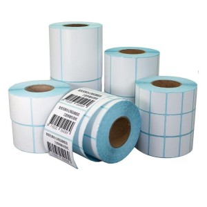 Industrial Barcode Label Roll, High adhesion