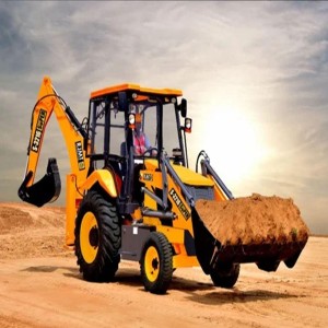 Iron Backhoe Loader