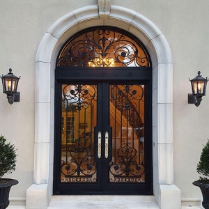 Iron Front Doors, Customized, polished finishing