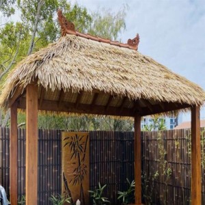 Island-Style Bamboo Gazebo, Beach shack house