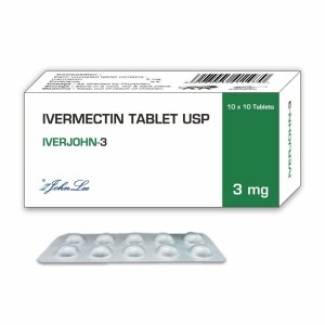 Iverjohn 3 Ivermectin 3mg Tablets, Mild parasite