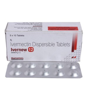 Ivermectin Dispersible 12mg Tablet, Fast dissolve