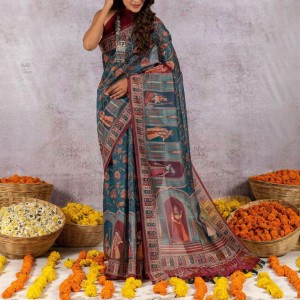 Kalamkari Saree