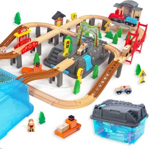 Kids Train Set , Durable materials, large space inside
