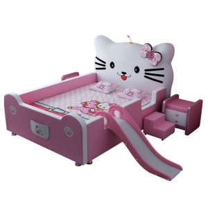 Kitty Children Car Bed