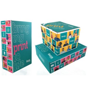 Laminated Printed Corrugated Box, Gloss finish layer