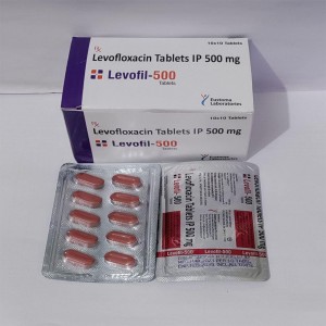 Levofloxacin 500 mg Antibiotic Tablet, Broad-spectrum