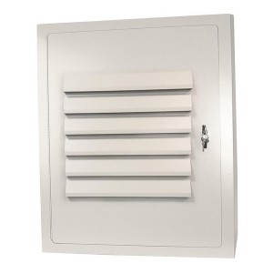 louvered access panel, easy access, pre-installed