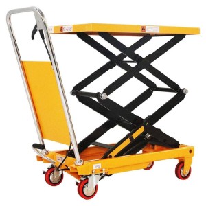 Manual Hydraulic Lift, Easy action foot operated