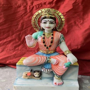 Marble Parvati Statue