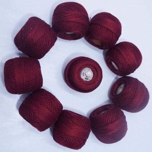 Maroon Cotton Yarn