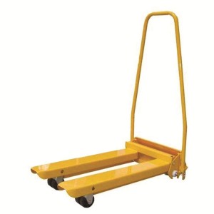 Mechanical Hand Pallet trolley, Pu and rubber wheel