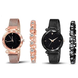 Mesh Stylish Wrist Watches, Metal strap material