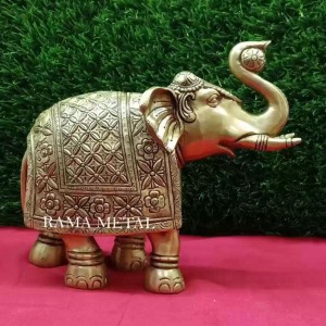 Metal Elephant Statue