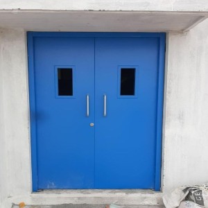 Metal Fire Safety Door , Geometric patterns